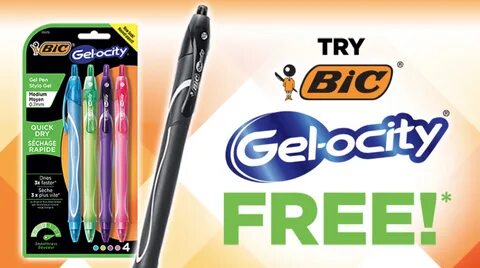 FREE Bic Gel-ocity Pens Rebate! - The Harris Teeter Deals