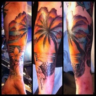 Lost Hope Tattoo Sunset tattoos, Beach tattoo, Sleeve tattoo