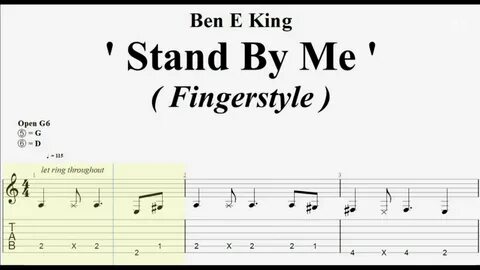 Stand By Me - Fingerstyle Guitar Tab Ben E King Akkorde - Ch