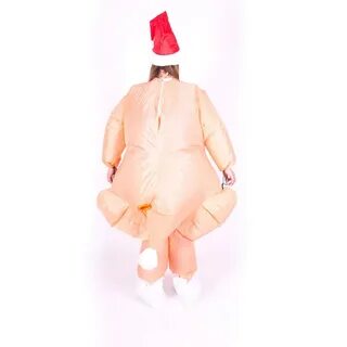 Turkey Mascot Adult Inflatable Cosplay Costumes Ride on Anim