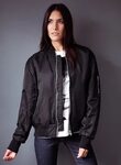 Black Womens Bomber Online Sale, UP TO 65% OFF