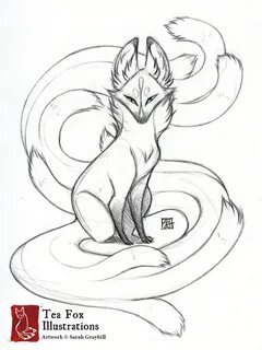 Nine Tailed Fox Drawing at PaintingValley.com Explore collec