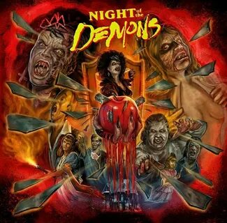 Night of the Demons horror Movie poster Night of the demons,