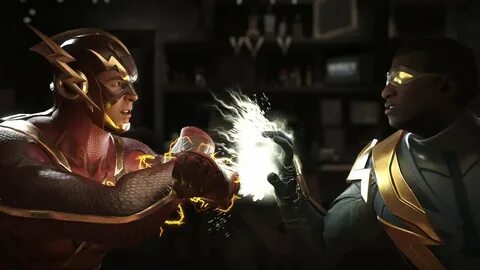 Injustice 2 : The Flash Vs Black Lightning - All Intro/Outro