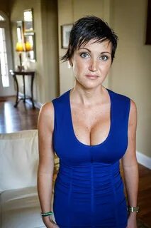 Busty short haired milf.