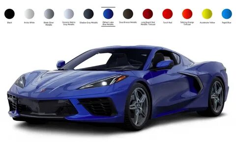The 12 Chevy Corvette C8 Colors - Motor Illustrated