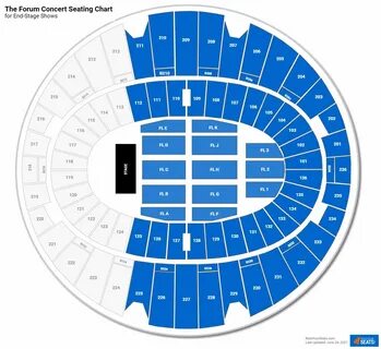 The Forum Seating Chart - RateYourSeats.com