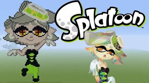 Minecraft Pixel Art Time Lapse Marie: Splatoon - YouTube