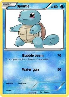 Pokémon Spuirtle - Bubble beam - My Pokemon Card