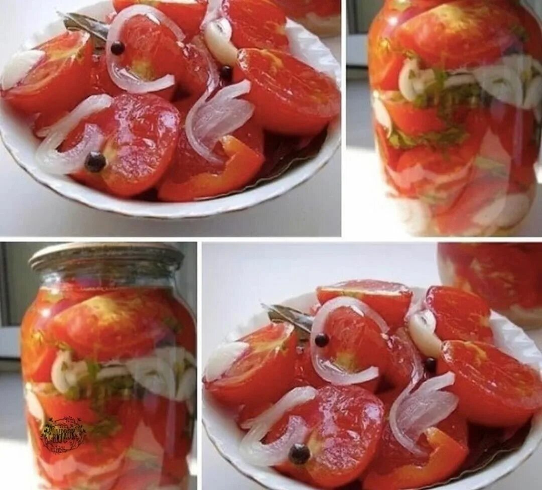 соление помидор с луком и раст маслом фото 1