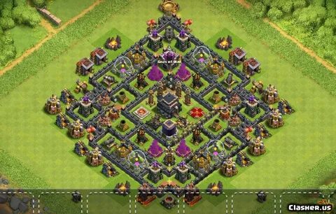 Copy Base Town Hall 9 Th9 Best Base pro v18 With Link 9-2019
