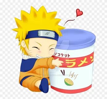 Chibi Naruto Eating Ramen - Free Transparent PNG Clipart Ima