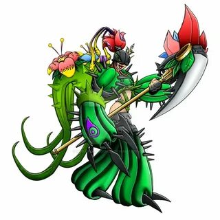 Palmon and Mimi Biomerge to EmpressTogemon Digimon, Digimon 