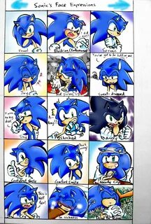 Sonic's Face Impressions Meme by LiyuConberma.deviantart.com