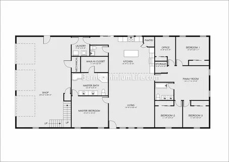 Barndominium Floor Plans with Shop: Top Ideas, Floor Plans, 