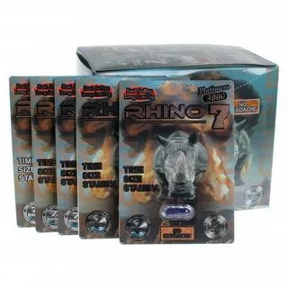 RHINO 7 (Platinum 3000) (4 табл.) препарат для потенции - Ку