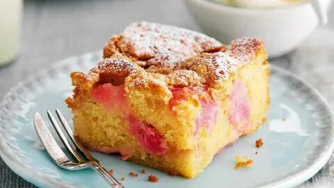 Rhubarb cakes Recipe Bakes and Deserts Rhubarb cake, Sainsbu