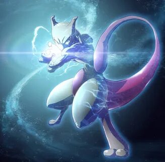 Mewtwo Fanart - Redhole