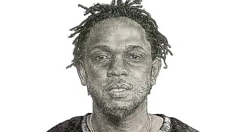 Speed Drawing Kendrick Lamar by Araine Tjay - YouTube