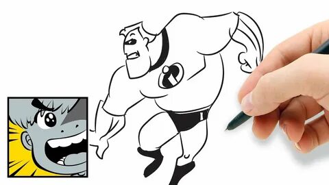 How to draw Mr. Incredible - YouTube