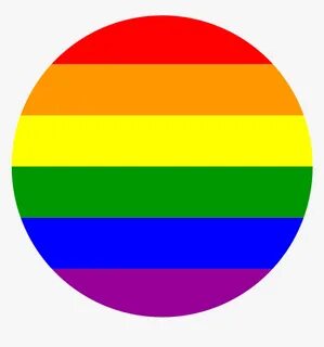 Lgbt Affirmative Therapy - Gay Flag Round Png, Transparent P