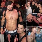 Tex Davidson and Gay Porn Stars at HustlaBall Las Vegas Pre-