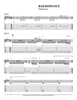 How To Play Halestorm’s Bad Romance - Hard Rock Guitar Lesso