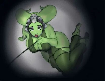 Oola and Twi'Lek Submissive Female Erect Nipples Alien Your 