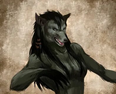 Worgen Female werewolves, Werewolf art, Furry art