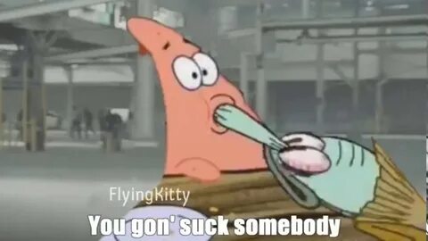 Patrick sucking on Squidward nose - YouTube