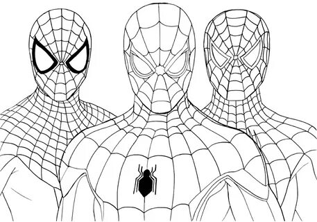 Coloring Pages Spider-Man: No Way Home Print Free