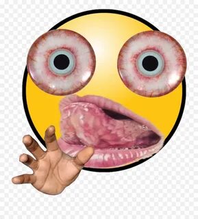 Cursedemojis - Zombie Eyes Emoji,Cum Emoji - free transparen
