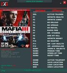 Mafia 3 - трейнер для версии 1.06 (+19) FutureX