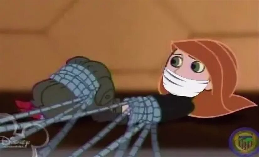 Kim Possible Tied Up in Rope and OTM Gagged by Goldy0123