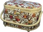 41-Piece Michley Sewing Basket with Sewing Kit Sewing Basket