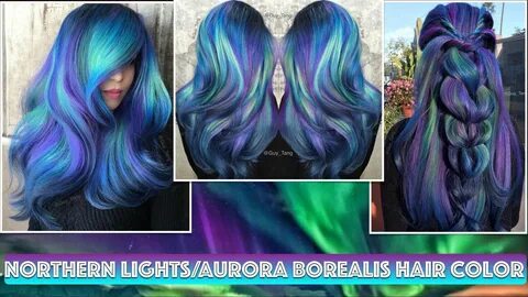 Northern Lights/Aurora Borealis Hair Color by Guy Tang using