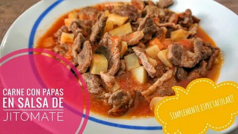 Carne con Papas en Salsa de Jitomate - ElSazóndeSilvia - You
