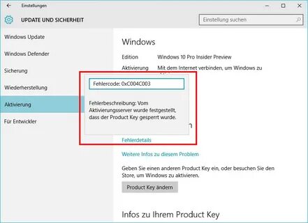 Windows 10 Aktivierung Umgehen