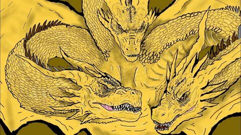 Godzilla King Of The Monsters : King Ghidorah Time lapse Ske