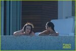 Timothee Chalamet & Eiza Gonzalez Get Steamy in the Pool Tog