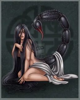 Scorpio commission by Harpyqueen on deviantART Scorpio woman