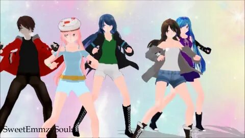 MMD Funneh, Rainbow, Lunar, Gold, Draco Talk Dirty Requested