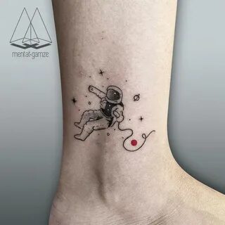 Turkish Artist Creates Amazing Minimalist Tattoos Astronaut 