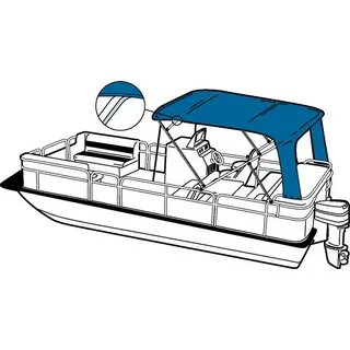 Pontoon Boat Coloring Page - Floss Papers