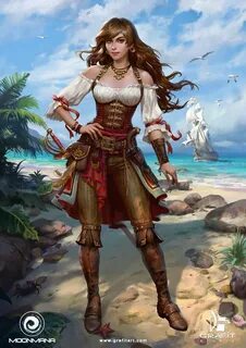 ArtStation - Female Characters for Ultimate Pirates, Grafit 