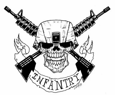 Military skull Logos