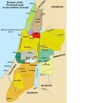 Tribes Of Israel Map