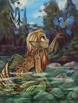 sharkie-19: "Cutthroat trout mermaid, based on the Idaho sta