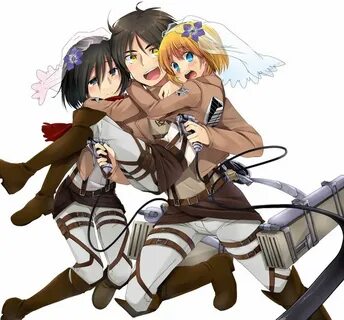 Eren, Mikasa, Armin