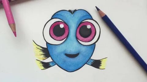 How To Draw Baby Dory- Finding Dory - YouTube